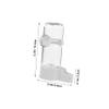 JUMPLAWN Automatic Bird Water Dispenser, 140 ml, Plastic and Iron, Compact and Portable view 2