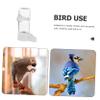 JUMPLAWN Automatic Bird Water Dispenser, 140 ml, Plastic and Iron, Compact and Portable view 3