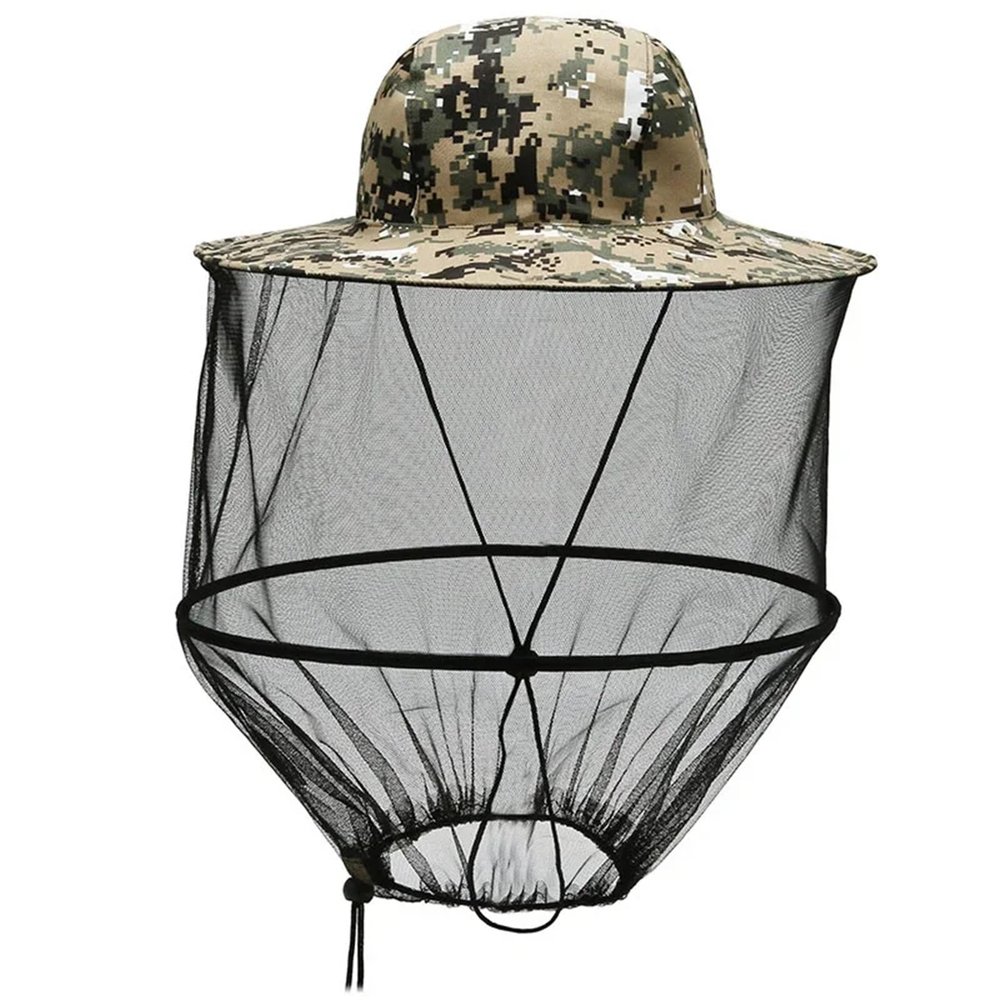 Zymjzbetic Mesh Mosquito Net Hat for Beekeeping and Camping, Face and Neck Protection (Color 7)