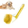 Dog Shower Brush - Puppy Wash Brush with Soap Dispenser view 1