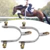 Hapvida 2-Piece Stainless Steel Western Cowboy-Style Spurs for Riders view 4