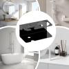 Wall-Mounted Razor Holder and Bathroom Storage Shelf view 4