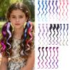 Zcbzbn 24-Piece Clip-In Hair Extension Set, Colorful Gradient Hair Clips for Girls view 1