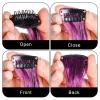Zcbzbn 24-Piece Clip-In Hair Extension Set, Colorful Gradient Hair Clips for Girls view 3
