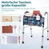 Large Rollator Bag with Drink Holder, Foldable Basket view 4