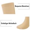 HOPASRISEE Mevery Compression Socks, Unisex Support Socks for Varicose Veins, Pink, L/XL, 6 Pairs view 3