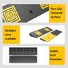 XQJLBZA Rubber Curb Ramp for Cars, 2-Ton Capacity, 50 x 30 x 11 view 3