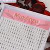 MuxAnzu Eyelash Extensions, Pre-Made Lash Fans, Short Stem, 3D/4D/5D/6D, Ultra-Dark Black, 16 Rows (8–15 mm Mixed, 6D 0.07 C) view 2