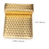 Gatuida PU Leather Hand Rest Cushion Set with Heart Pattern, Gold view 2