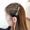 AMYSTY Leopard Tiger Print Hair Comb, Side Hair Clip with Rhinestones view 3