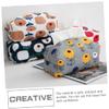 Pure Cotton Tissue Box Holder, Blue, Portable view 4