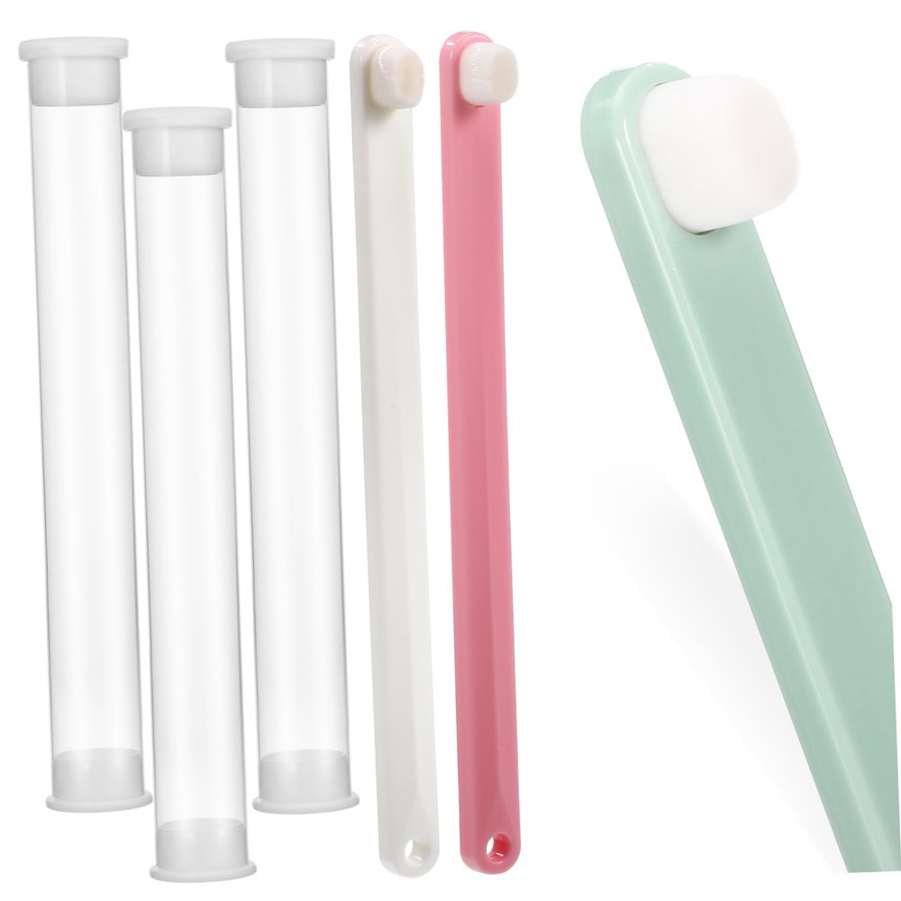 Pet Toothbrush with Soft Bristles, 3-Pack for Dogs and Cats