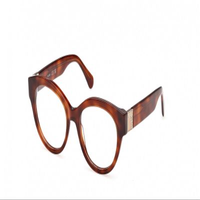 Max&Co. Women's MO5192 Eyeglasses, 052 Dark Havana, 51/18/140