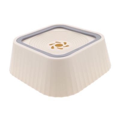 BESTonZON Floating Water Bowl for Pets, Spill-Proof Slow Water Dispenser, Portable for Puppies