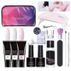 Poly Builder Gels – Nail Extension Gel Kit with Curing Lamp view 1