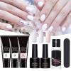 Poly Builder Gels – Nail Extension Gel Kit with Curing Lamp view 2