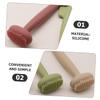 minkissy 3-Piece Silicone Facial Brush Set view 3