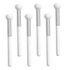 6-Piece Mushroom Concealer Brush Set, White Wood Handles view 1