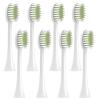 Replacement Electric Toothbrush Heads Compatible with Philips HX247C, HX247L, HX247M, HX2600, 3000, 3500, 3600, 3800, 8-Pack Green view 1