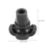 Anneome Non-Slip Rubber Tips for Crutches and Canes with Large Four-Foot Design view 2