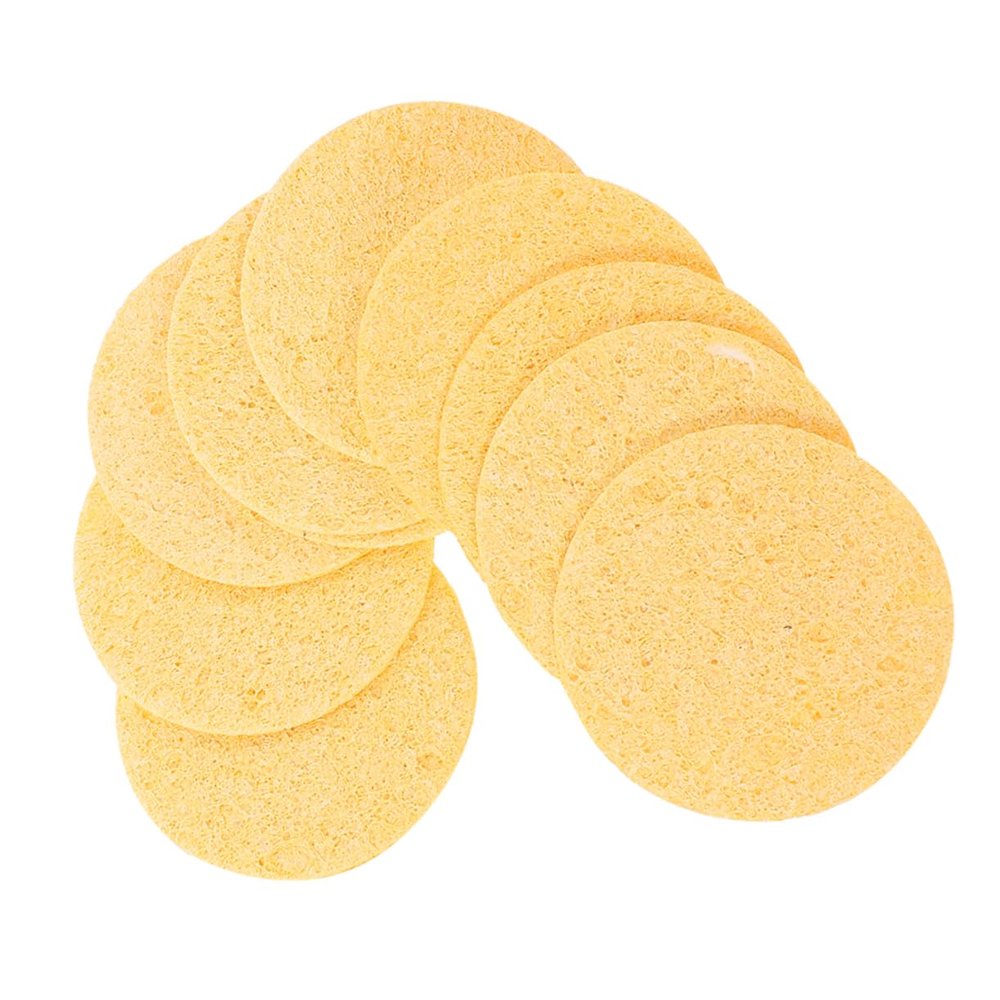 Didiseaon 10 Pack Round Sea Sponges for Hermit Crabs