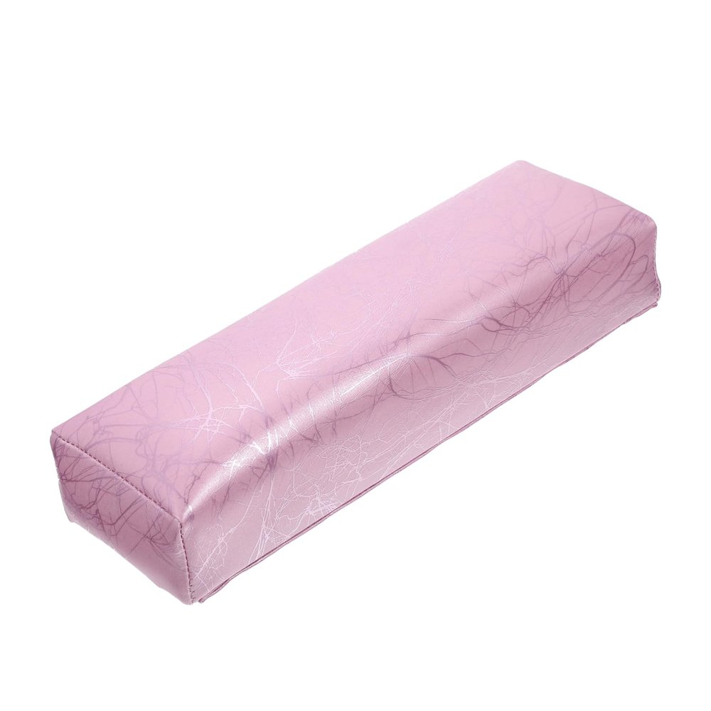 Leather and Sponge Manicure Hand Rest, Pink
