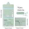 Bamboo Sea 16-Piece Stainless Steel Manicure Set, Natural view 2