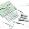 Bamboo Sea 16-Piece Stainless Steel Manicure Set, Natural view 4