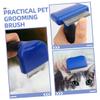 VILLFUL Plastic TPR Metal Pet Comb for Dogs and Cats view 3