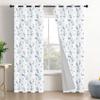 Blackout Curtains with Wildflower Botanical Print, 2-Pack, 245 x 140 cm view 2