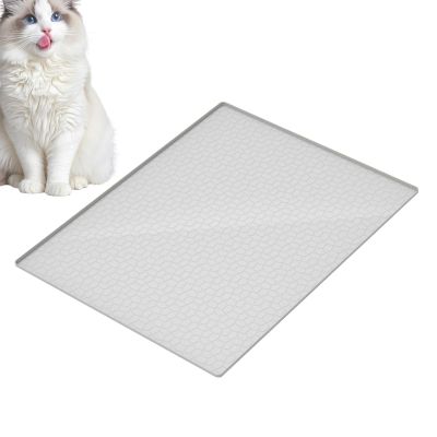 Silicone Cat Litter Trapping Mat for Small, Medium, and Large Breeds, Washable, for Indoor and Outdoor Use