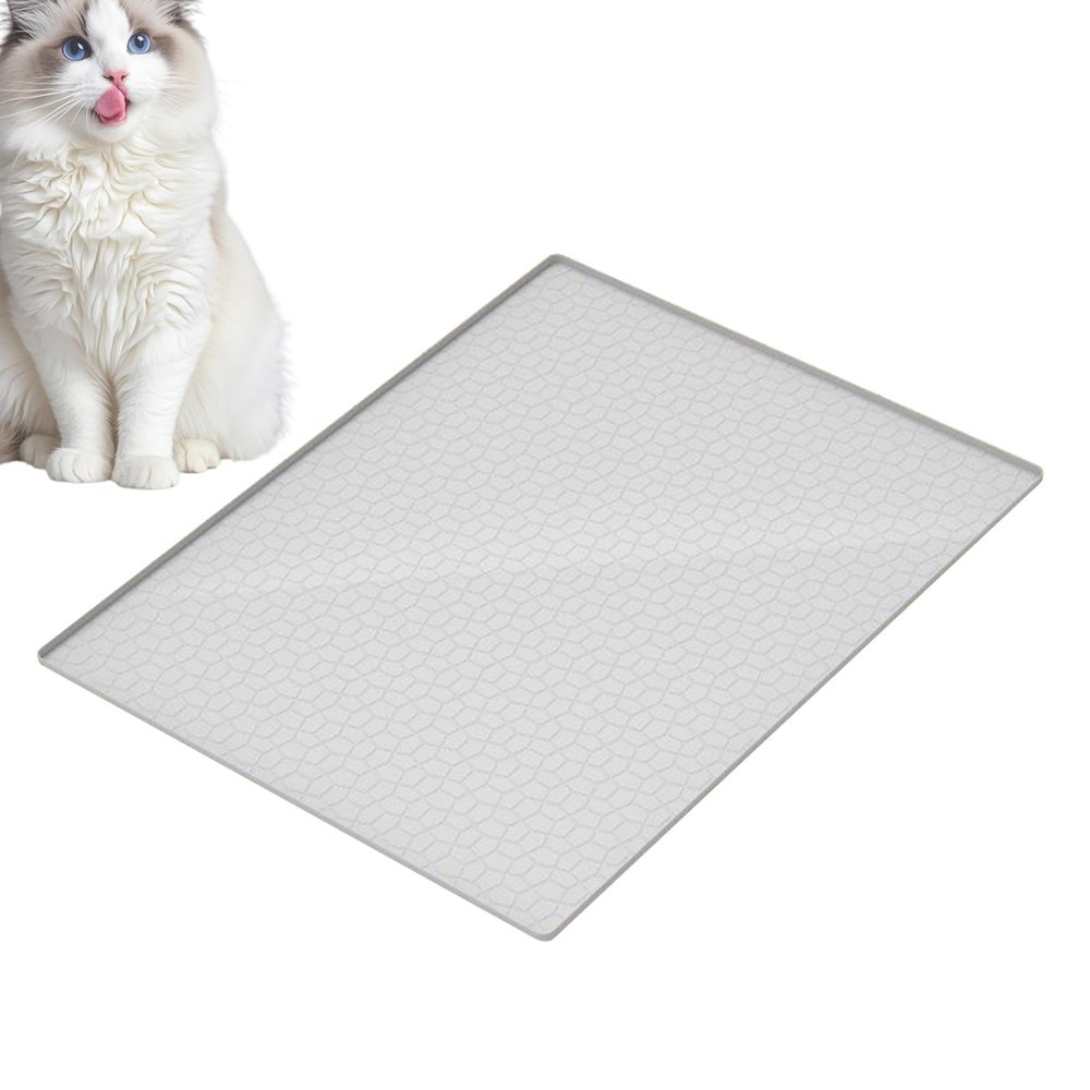 Silicone Cat Litter Trapping Mat for Small, Medium, and Large Breeds, Washable, for Indoor and Outdoor Use
