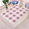 Hearda Washable Waterproof Incontinence Bed Pad, Retro Plaid, Breathable Mattress Protector, Red Brown, 100 x 150 cm view 1
