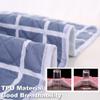 Hearda Washable Waterproof Incontinence Bed Pad, Retro Plaid, Breathable Mattress Protector, Red Brown, 100 x 150 cm view 3