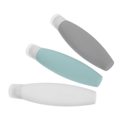150 ml Silicone Squeeze Bottles, 3-Pack for Shampoo and Toiletries