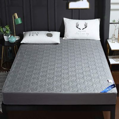 Waterproof Breathable Mattress Protector Topper, Anti-Allergy, Gray, 180 x 220 cm (71 x 87 in.)