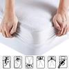 Waterproof Breathable Mattress Protector Topper, Anti-Allergy, Gray, 180 x 220 cm (71 x 87 in.) view 2
