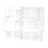 ibasenice Double-Wall Transparent Fish Breeder Box with Suction Cup view 1