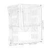 ibasenice Double-Wall Transparent Fish Breeder Box with Suction Cup view 2