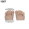 Dinntty 1 Pair Silicone Practice Feet for Nail Art and Tattoos view 4