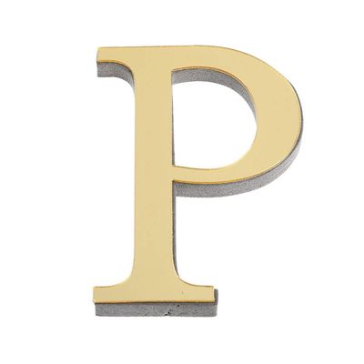 3D DIY Alphabet Letter Stickers, 10 cm Mirror Wall Decals