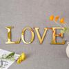 3D DIY Alphabet Letter Stickers, 10 cm Mirror Wall Decals view 3