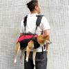 FGDTREE Small Pet Carrier Sling with Breathable Oxford Fabric, Adjustable Shoulder Strap, Horizontal Hug Design view 3
