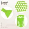 Green PP Lip Balm Tray and Spatula Set, 50-Slot DIY Mold view 2