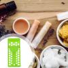 Green PP Lip Balm Tray and Spatula Set, 50-Slot DIY Mold view 3