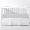 EKalgretrA Pleated Crib Skirt, White, 28 x 52 x 14 in view 2