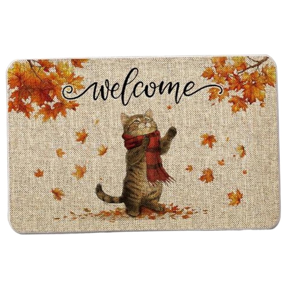 Thanksgiving Outdoor Cat Mat 16x24 inches