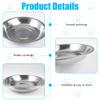 5-Pack Stainless Steel Cat Bowls 15.5 cm view 2
