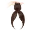 Clip-In Side Bangs Hair Topper, Dark Brown view 1