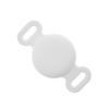 HAPINARY Waterproof Protective Case for Pets and Luggage, Durable Keychain Accessory, White view 1